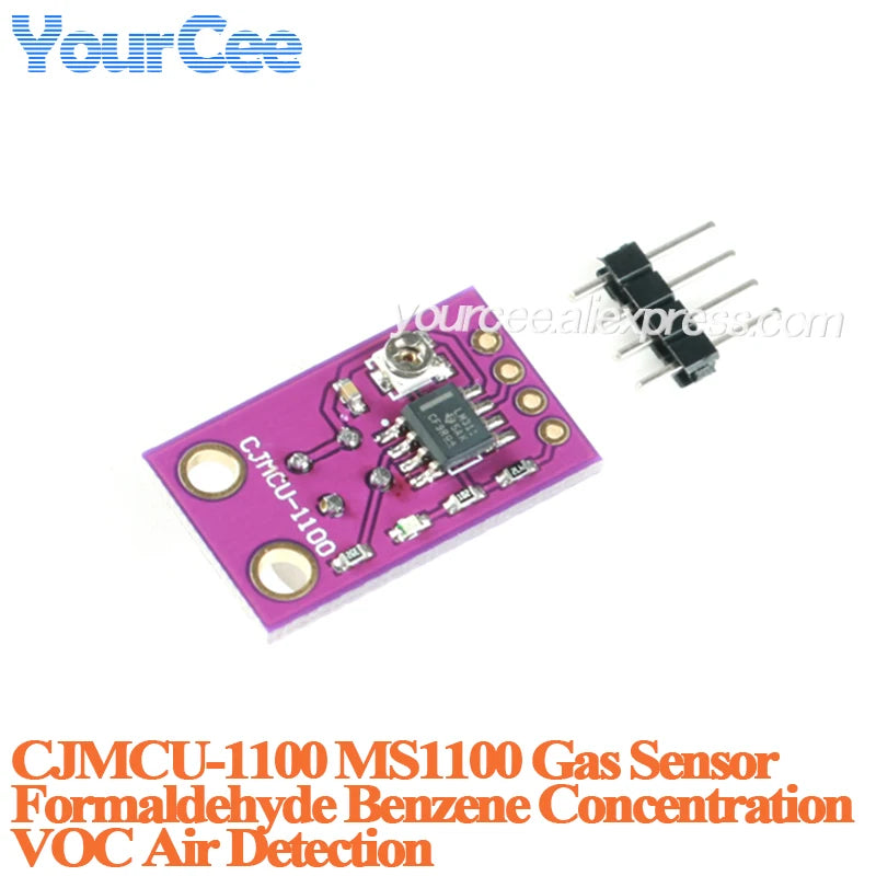 2pcs/1pc MICS-6814 Nitrogen Carbon Gas Sensor Air Quality CO NO2 NH3 TGS2600 CCS811 BME680 Temperature Humidity Height Detection