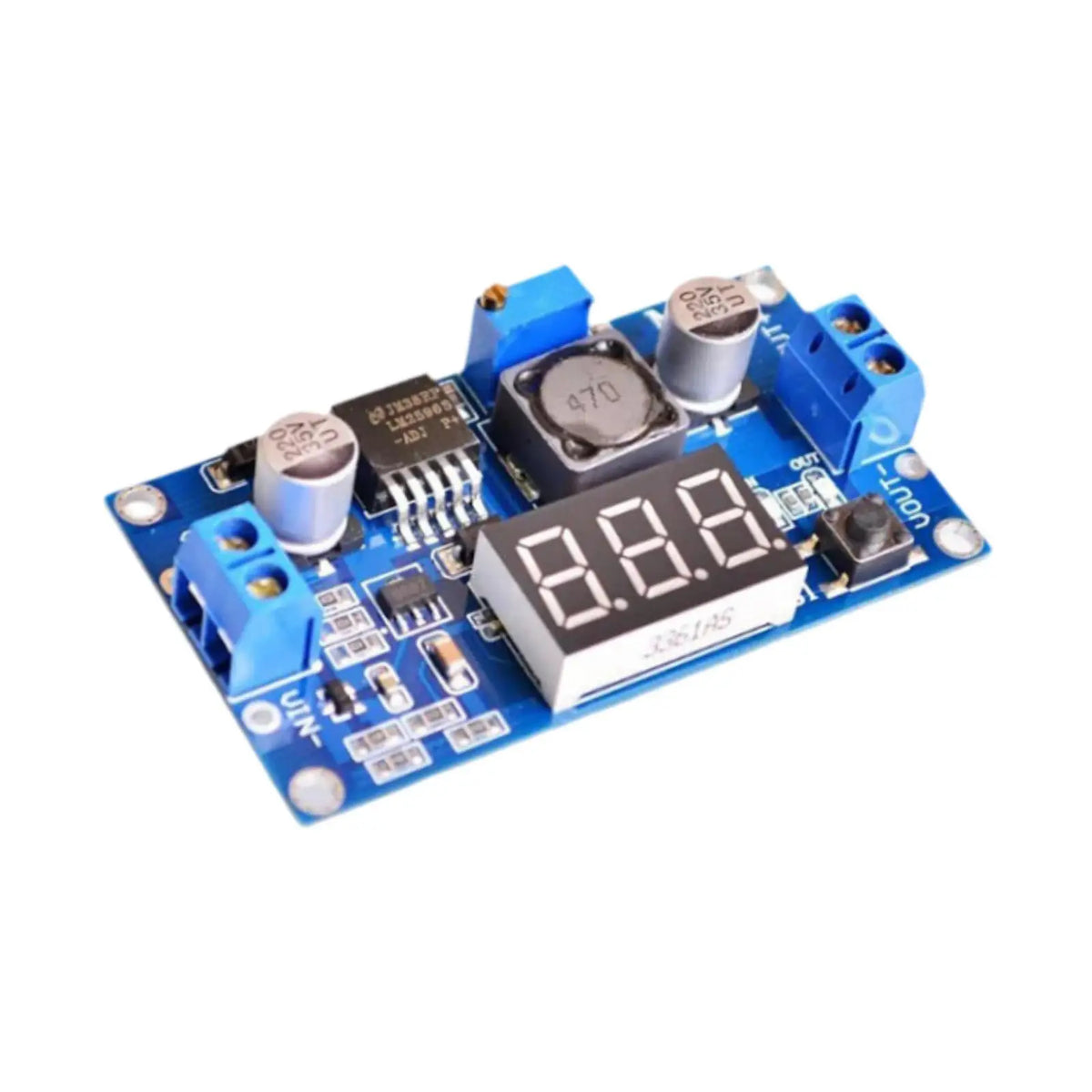 Adjustable Power Supply LM2596 DC DC Buck Step Down Module 1.25V to 37V 3A High Efficiency Voltage Converter for Lab