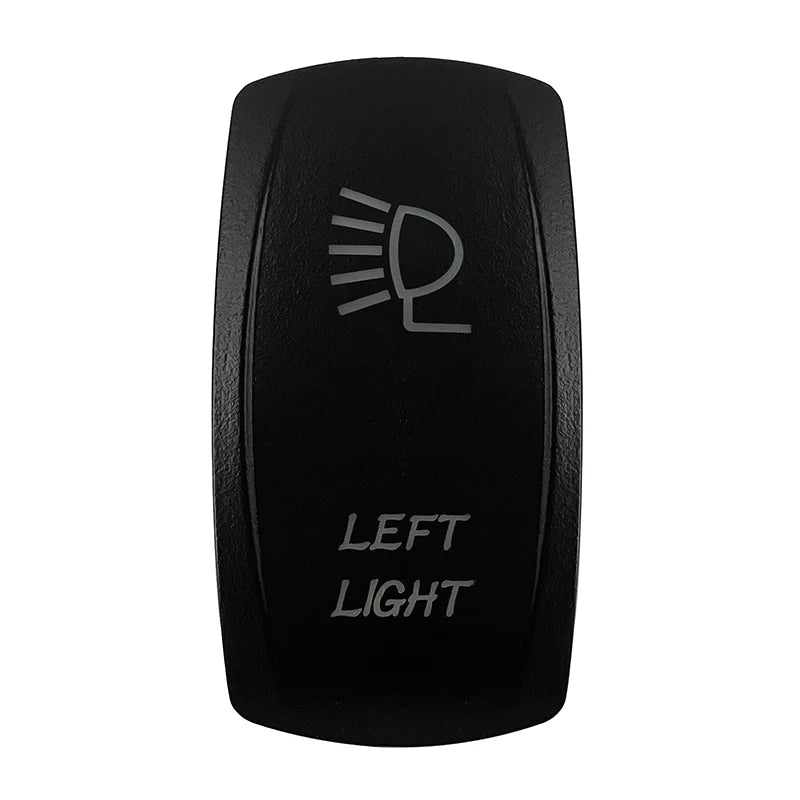 CUSTOM Dual RED Led Laser Etched Rocker Switch ON-OFF ON-OFF-ON (SPST DPDT) for ARB/Carling/NARVA 4x4 Caravan Accessories SUV