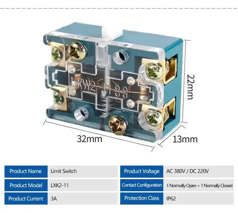 5pcs Silver Contact Micro Limit Switch LXW2-11 Travel Switch Contact Core For Machine Tool & Elevator Speed Governor LXK2-411K