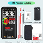 BSIDE Digital Multimeter Smart Electrician Tester USB Charge T-RMS DC AC Voltage Capacitance Ohm Hz NCV Professional Multitester