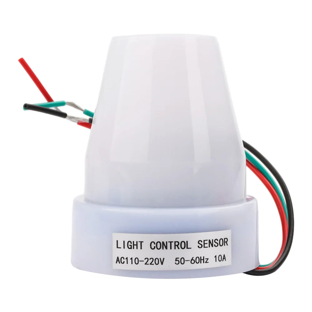AS-22 Automatic On Off Photocell Street Lamp Light Switch Controller AC 110V 220V Photo Control Photoswitch Sensor Adjustable