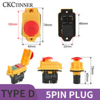 YH02A Electromagnetic Starter Push Button Switches Machine Tool Equipment IP55 Waterproof Safety Witch 28A Replace KLD28A KJD17A