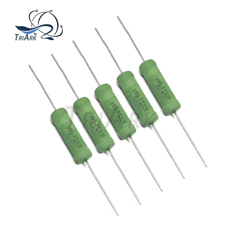 5PCS Wire Wound Resistance RX21 6W 0.05R 0.1R 1R 2R 5.1R 10R 27R 39R 47R 51R 68R 100R 150R 390R 470R 510R 820R 10K 15K Resistor