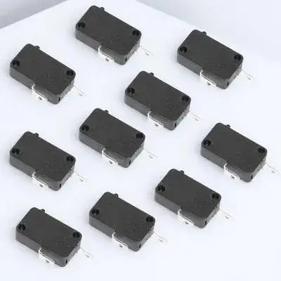 10pcs Normally Closed 16A Micro Switch Replacement For Microwave Oven Washing Machine Rice Cooker Door Position Spdt 2 Pin
