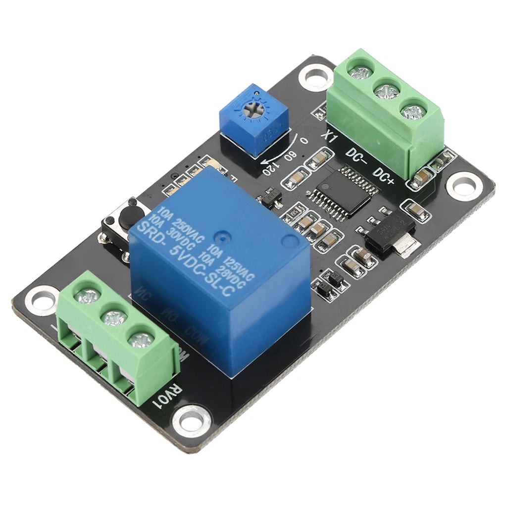 Delay Timer Relay Self locking Delay On Off Time Switch Super 555 Timer DC 5V/12V/24V