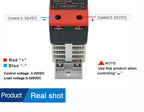 LCTC Solid State Relay 10A25A40A60A80A100A120A DIN Installation DC to AC AC to AC DC to DC Single-phase SSR With Radiator