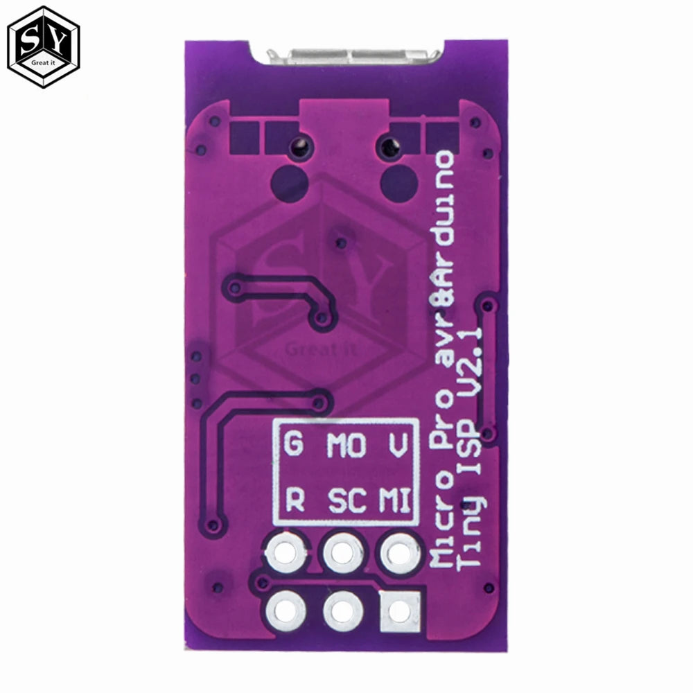Micro USB Tiny AVR ISP ATtiny44 ATTiny45 ATTiny85 USBTinyISP Programmer Module  IDE Bootloader ISP Microcontroller 5V