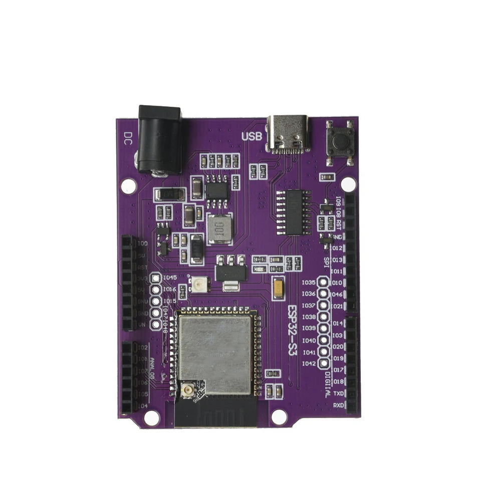 D1 R3 Board for ESP32-S3, WiFi BT-Compatible Flash N8R2 N16R8, CH340 Wireless Module Compatible with UNO ESP-32 Dev Board