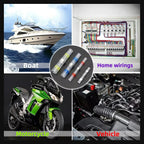Heat Shrinkable Tube Waterproof Solder Ring Wire Connectors 10/30/50PCS Awg22-18 Butt Bushing Electrical Splice Terminal