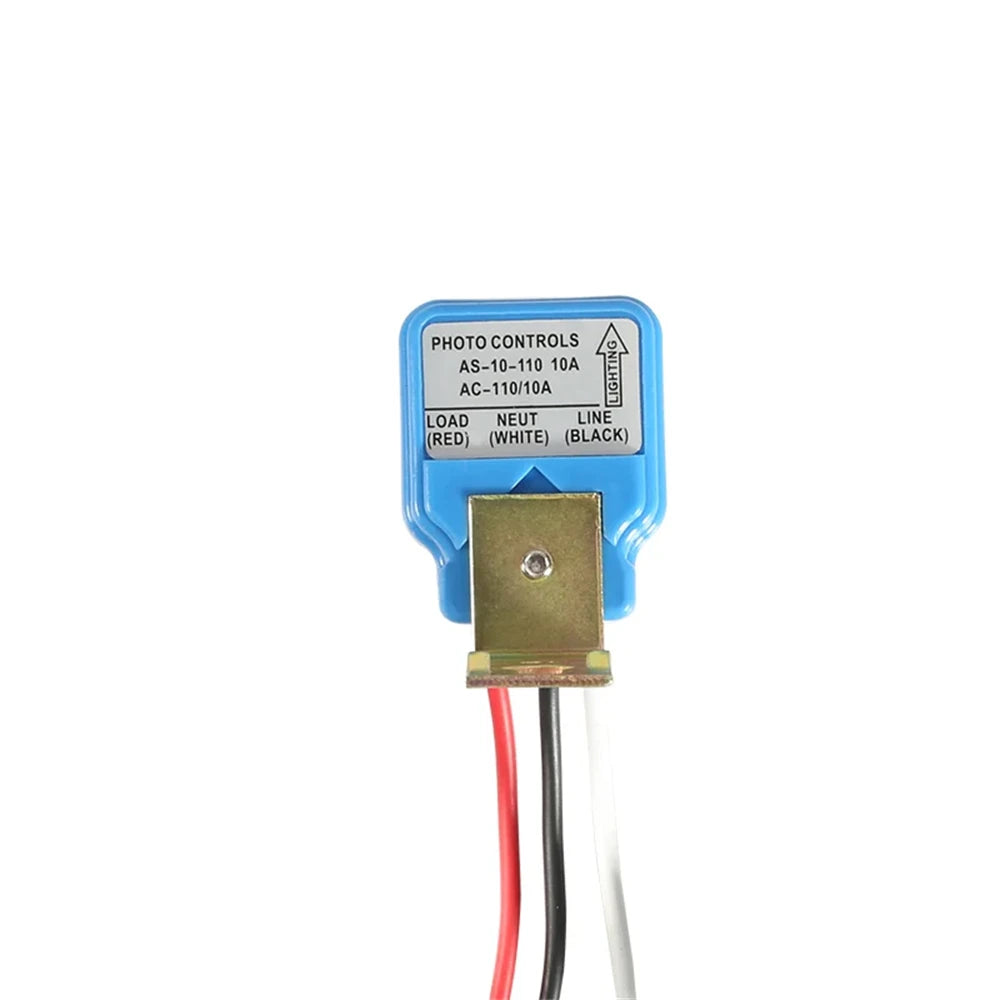 1 PC Automatic Auto On Off Photocell Street Light Switch DC AC 12V 24V 110V 220V 50-60Hz 10A Photo Control Switch Sensor Switch