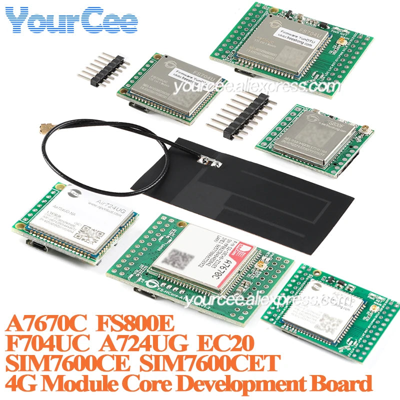 A7670C 4G CAT.1 Core Development Board Module Full Netcom LTE+GSM STM32 FS-MCore-A7670C FS-HCore-A7670C FS800E F704UC A724UG