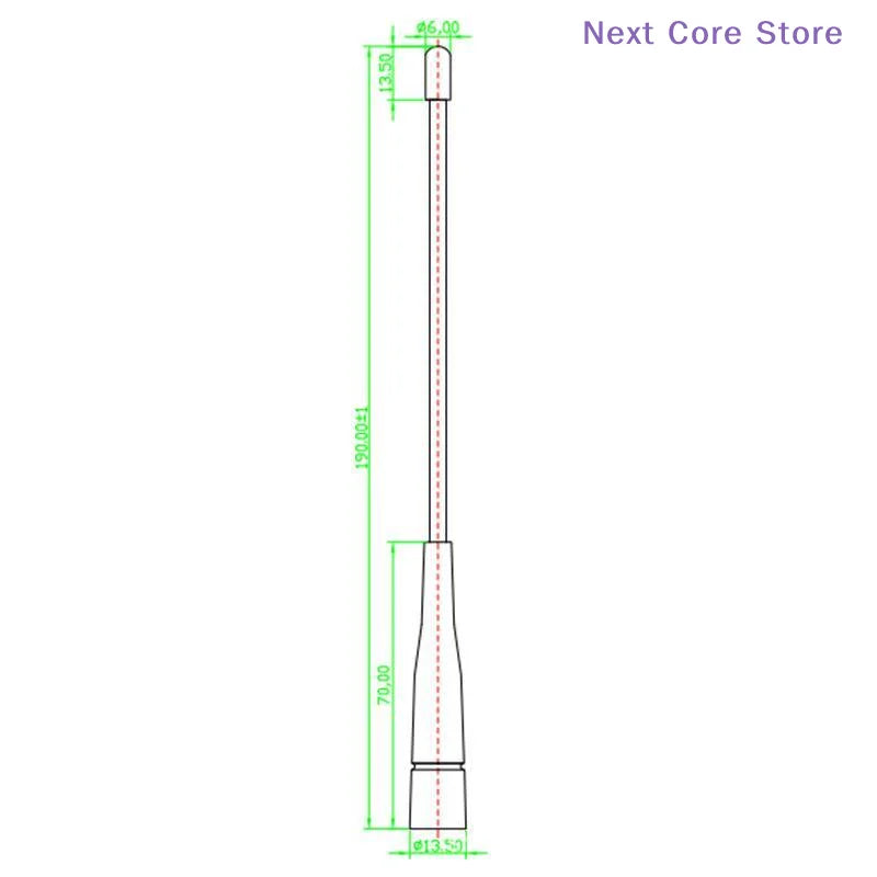 [NC]GIZONT LoRa 868MHz 915MHz Soft Antenna SMA Antenna For Meshtastic ESP32 Board Lora32u4 II Internet WiFi Antena Low VSWR[NC]