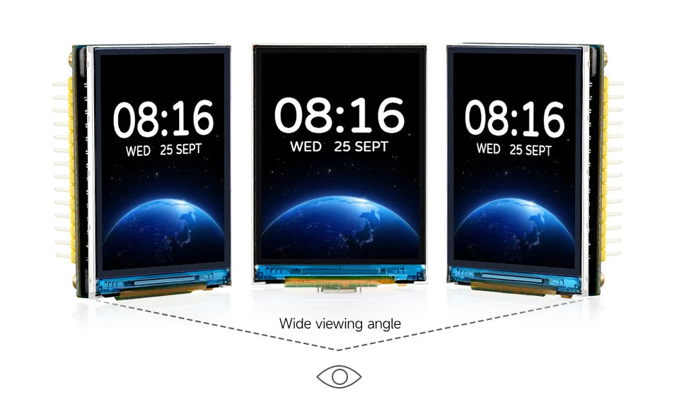 Waveshare ESP32-S3 2inch Capacitive Touch Display IPS 240×320 Camera Touch Option Supports WiFi Bluetooth Development Board