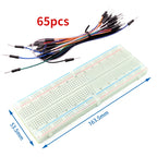 Breadboard 400 700 750 830 Holes MB-102 Solderless PCB Mini Test Board ZY-204 1600pts Prototype Board Jumper Wire Cable DIY Kit