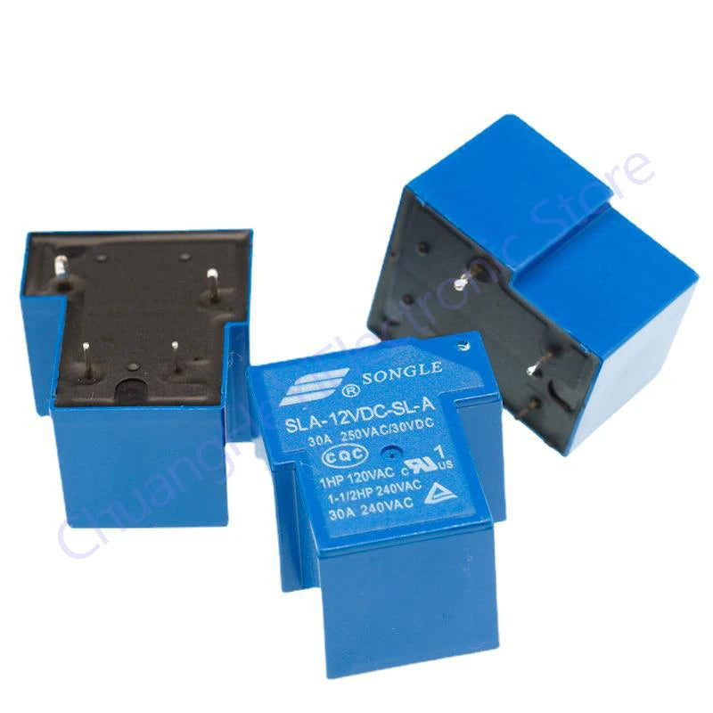 10/50Pcs/Lot T90 Songle relay SLA-05 09 12V 24VDC 48VC-SL-A-C 4/5/6 Pin 30A 250VAC/30VDC