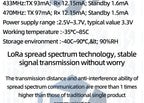 Ra-01SC   Ra-01 RA-02 LoRa SX1278 433Mhz Wireless Spread Spectrum Transmission Module Most Distant 10KM For arduino