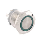 19mm Metal Push Button Switches 4Pins Short Terminals Button Latching Lock/ Self-reset 6V12V24v220V Red Green LED Light for PC