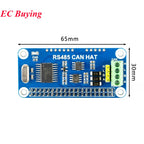 2 Channel Isolated CAN Expansion HAT MCP2515 SN65HVD230 Multi Onboard Protection Circuit for Raspberry Pi STM32 RS485 CAN HAT