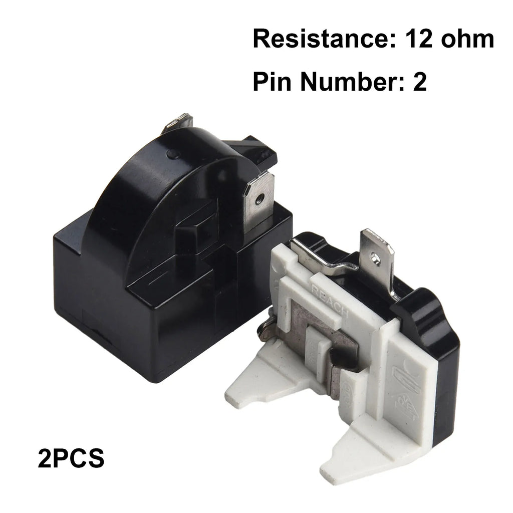 Starting Relay Refrigerator PTC Starter Relay Replacement 1/2/3/4Pins 12ohm Compressor Overload Protector