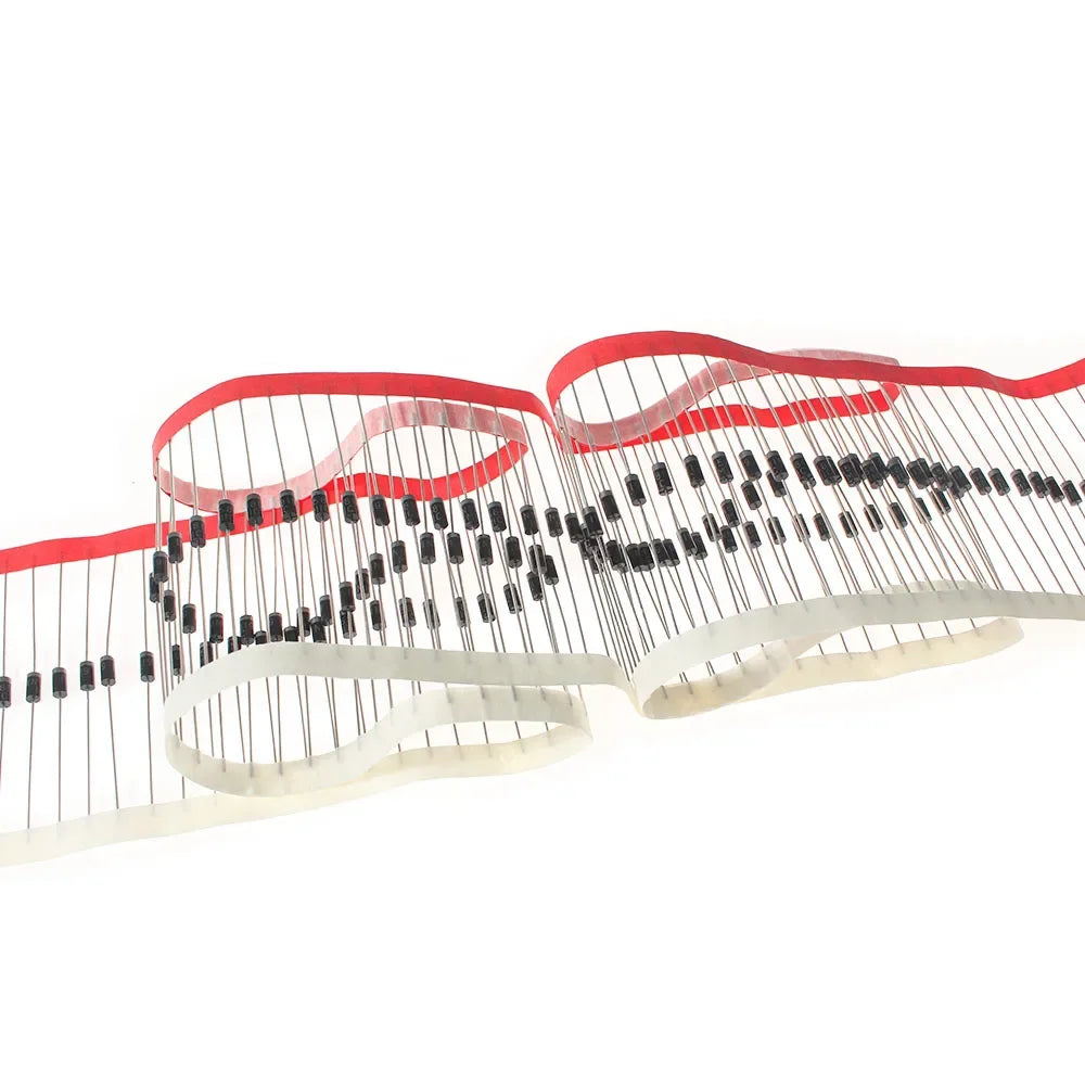 100PCS Schottky Diode DO-41 1N5819 1N5817 1A 20V-40V Electronic Components Rectifier Diode for Diy Electronic Kit