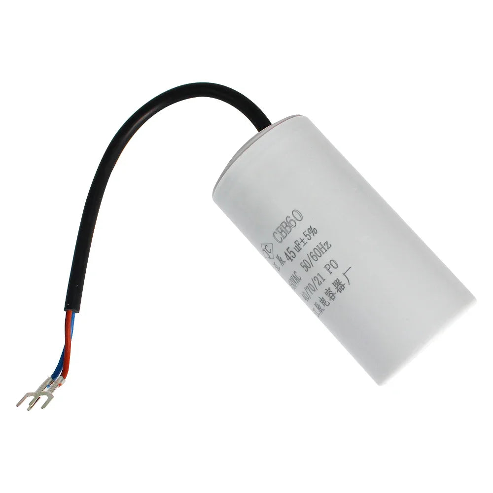 CBB60 450V Motor Run Capacitors AC Starting Capacitor 5% 3/4/5/6/8/10/12/14/15/16/18/20/25/30/40/45/50/60UF for Washing Machine
