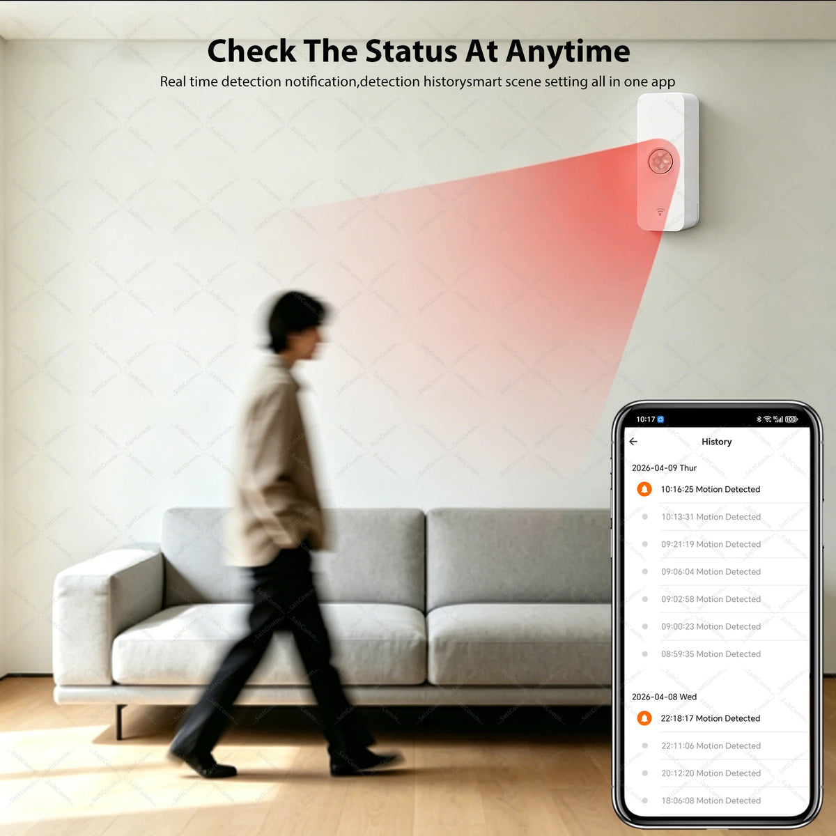 Zigbee 3.0 PIR Motion Sensor Smart Home Human Body Infrared Detector Security  Works With Yandex Zigbee2MQTT Home Assistant