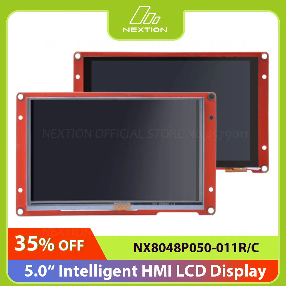 Nextion 5.0 Inch LCD-TFT HMI Display Module Intelligent Series RGB 65K Color Capacitive/Resistive Touch Panel Without  Enclosure
