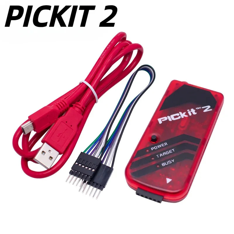 PICKIT2 PICKIT3 PICKIT3.5 Programmer with Burner Kit Programming PIC Microcontroller Chip +PIC Adapter Universal Programmer Seat
