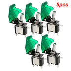 12V SPST Toggle Rocker Switch LED Light for Ignitions Boost Marine Boat Racing Car Switch Light Toggle Truck Trailer Accessories