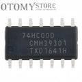 10PCS 100% NEW 74HC00D 74HC00 SOP-14 Quad 2-input NAND Gate SMD Logic Chipset