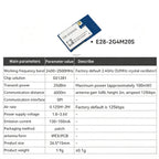 E28-2G4M20S/20SX E28-2G4MBM/MBH/MBL LoRa SX1281 2.4G 20dBm Wireless RF SPI Interface BLE EBYTE E28 Series Communication Module