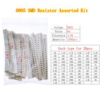 0402 0603 0805 1206 2512 SMD Chip Fixed Resistor 0ohm-10Mohm Assortment Kit pack
