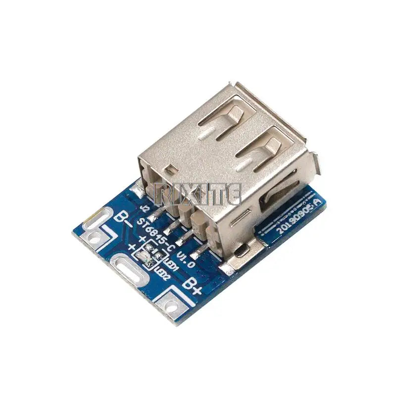 5PCS 5V Boost Step Up Power Module Lithium LiPo Battery Charging Protection Board LED Display USB For DIY Charger 134N3P Program