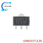 10pcs AMS1117 3.3V 5V 1A SOT-89 AMS1117-3.3S AMS1117-5.0S SOT89 Low Dropout Linear Voltage Regulator LDO IC Chip