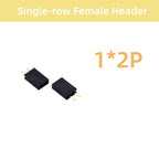 10/15/20PCS Single/Double-row Female Header Socket Pitch 2.54mm 2*2p 3p 4p 5p 6p 7p 8p 9p 10p12p14P16p18p20p22p40p Pin Connector