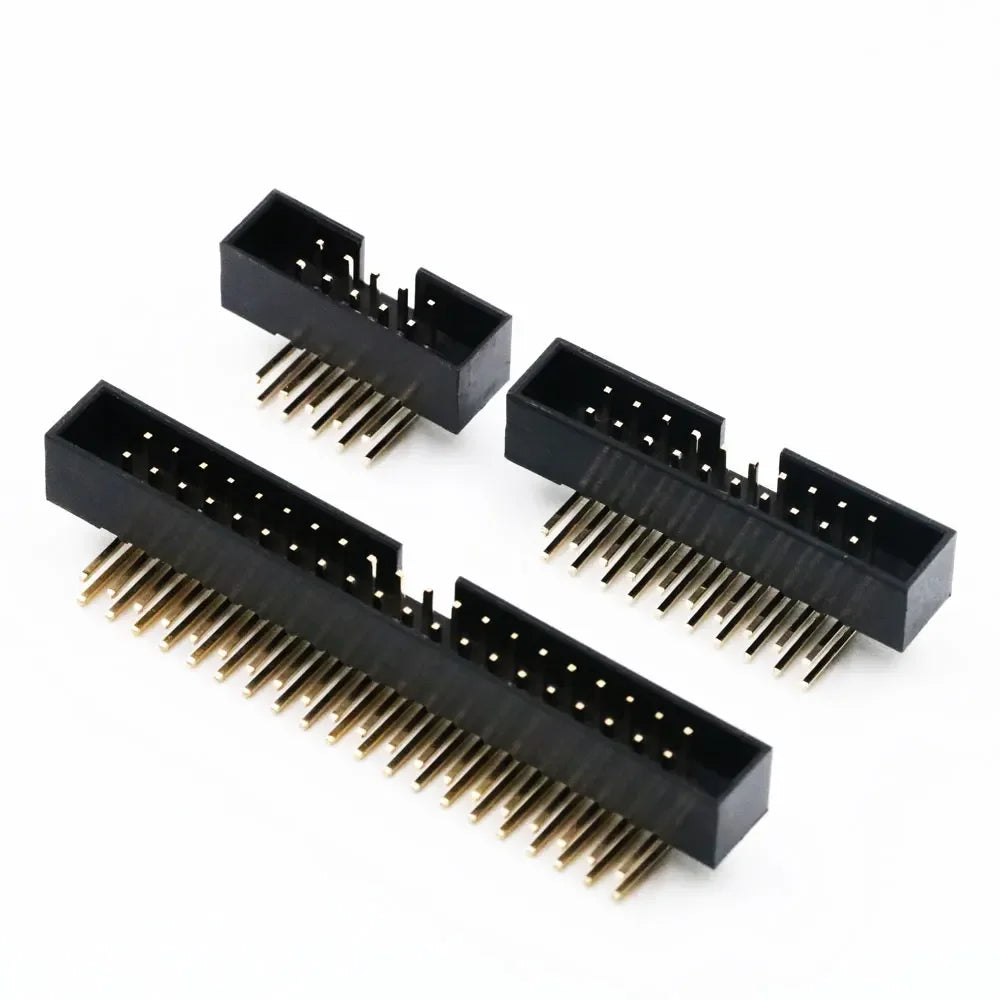 10PCS FC 6Pin/8/10Pin/14/16Pin/20/26/30/34/40/50Pin 2.0mm Pitch Female IDC Socket Connector Ribbon Cable DC3 Header Male Socket