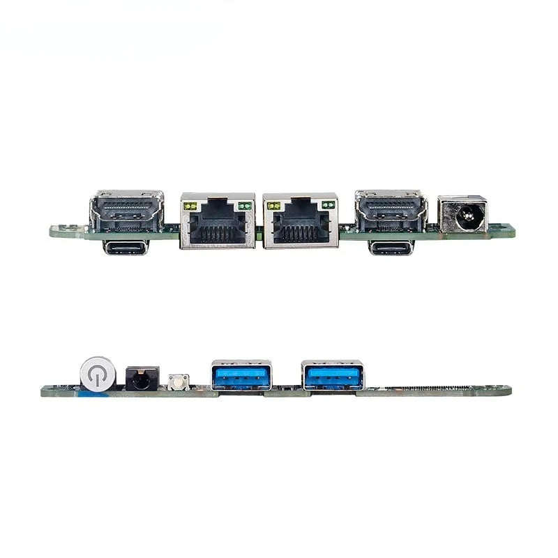 10*10cm Motherboard R-yzen 7940HS 8845HS 7840HS 7735HS 7535U 2 Lan RS232 2*DDR5 2*HD 2*Type-C 2*USB X86 NUC PC Motherboard