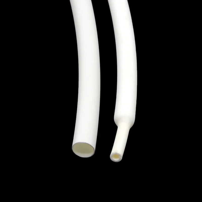 1/3/5/10M 3:1 White Dia 1.6mm - 39mm Heat Shrink Tube Adhesive Lined Polyolefin Thermal Cable Insulated Waterproof Sleeve White