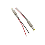 5.5 x 2.1mm 5.5 x 2.5mm DC Power Male Plug DC-099 DC Socket Threaded Panel Mount Female Connector Adapter With 20AWG Cable Wires