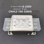 New 220V AC Anti-interference Power Supply EMI Filter CW4L2 CW4L2-20A-S CW4L2-6A-S CW4L2-10A-S CNC Purifier for Enhanced Perform