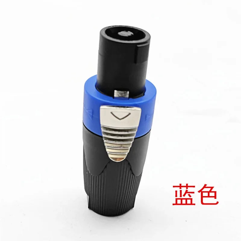 1PC Speaker Powercon connector Speakon 4 Pole Plug Male Professional audio power plug usb c connector  conector bico injetor JUY