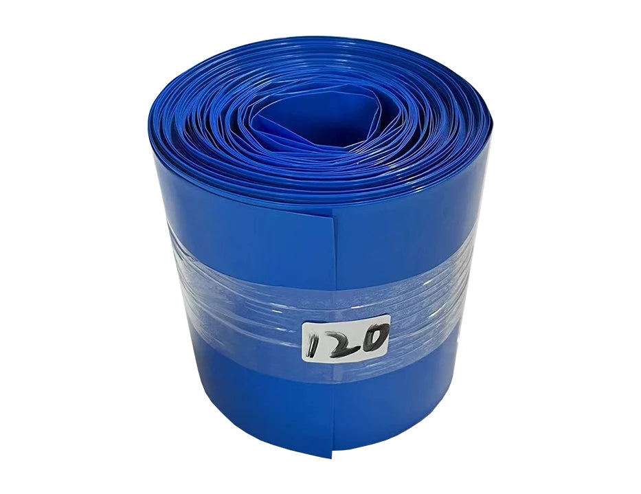 1kg Blue PVC Heat Shrinkable Tube Shrink Film for Insulation Coating 18650/21700 Li-ion Cells 26650/32650/33140 Lifepo4 Battery