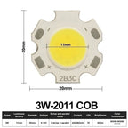10pcs COB LED 3W 5W 7W 10W 12W 15W 18W 30W 36W Neutral Cold Warm White 13mm 20mm 28mm 1919 Chips Lamp SpotLight Downlight DIY