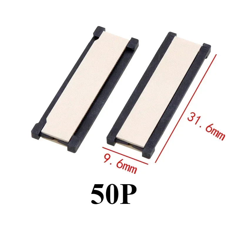 5/10/50Pcs/lot FPC FFC Flexible Flat Cable Extension Board 0.5 mm Pitch 6 20 24 30 40 50 60 Pin 6P 24P 30P 40P 50P 60P Connector