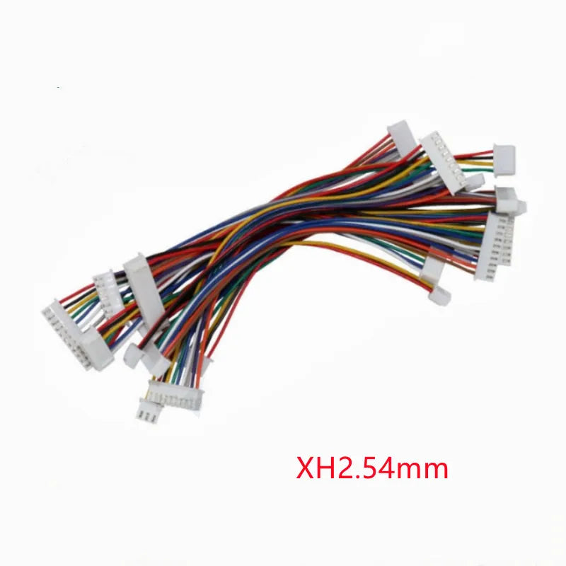 10pcs SH1.0 JST1.25 ZH1.5 PH2.0 XH2.54 Electronic Wire Cable Double Head Same Side Connector 2-12P Plug With Wire 10/20/30cm