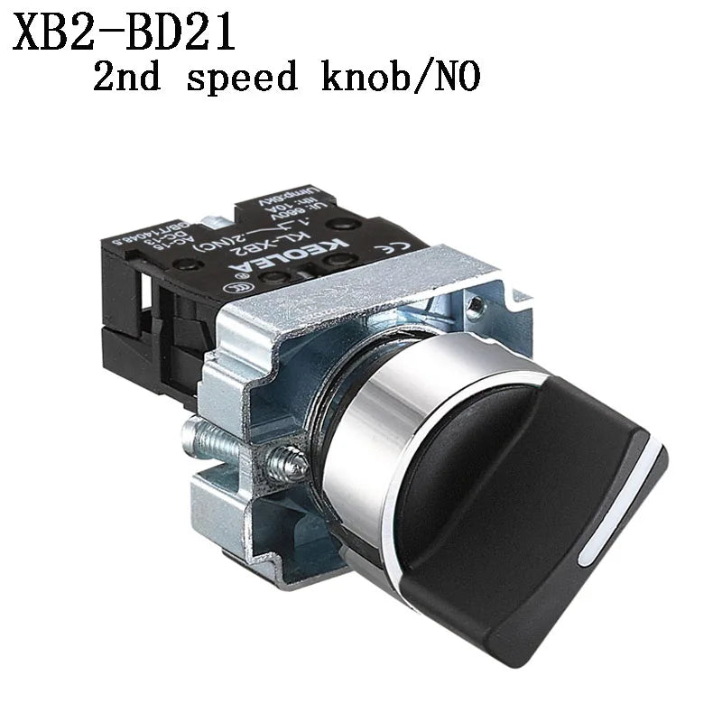 1Pcs Button Switch Self Reset Small Mushroom Head Emergency Stop 22mm Knob Key Start Inching Power on XB2-BG21 XB2-BA31 XB2-BS54