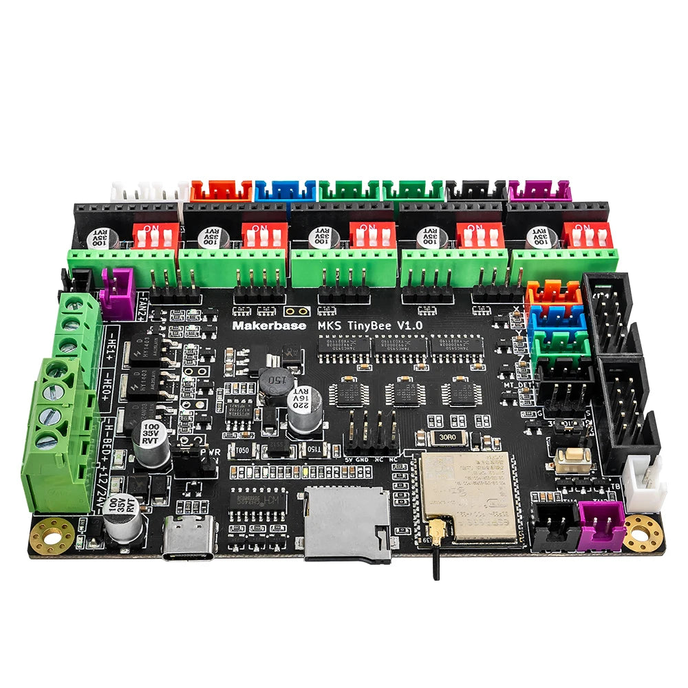 Makerbase MKS TinyBee 3D Printer Motherboard Control Board ESP32 Fit Mini12864 Wifi Control Compatible A4988 TMC2209 Driver