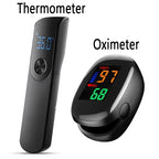 Medical Thermometer Test Kit LED Display Digital Oximeter or Non-Contact Thermometer For Baby Adult Mini