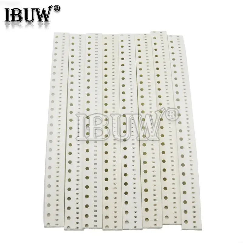 0402 SMD Ceramic Capacitor Assorted Kit 1pF~10uF 50values*50PCS=2500PCS Chip Ceramic Capacitor Samples ki